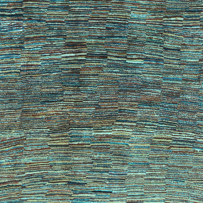 Abstract Light Blue Contemporary Rug, con2845lblu