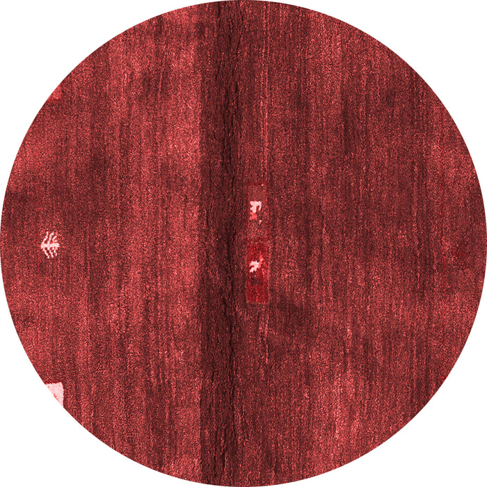 Abstract Red Contemporary Rug, con2846red