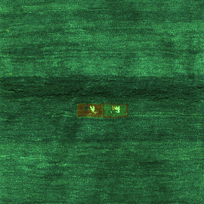 Serging Thickness of Machine Washable Abstract Green Contemporary Area Rugs, wshcon2846grn