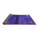 Sideview of Abstract Purple Contemporary Rug, con2846pur