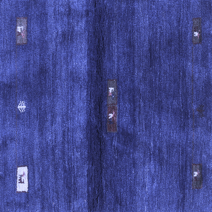 Square Machine Washable Abstract Blue Contemporary Rug, wshcon2846blu