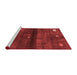 Contemporary Red Washable Rugs