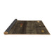 Sideview of Abstract Brown Contemporary Rug, con2846brn