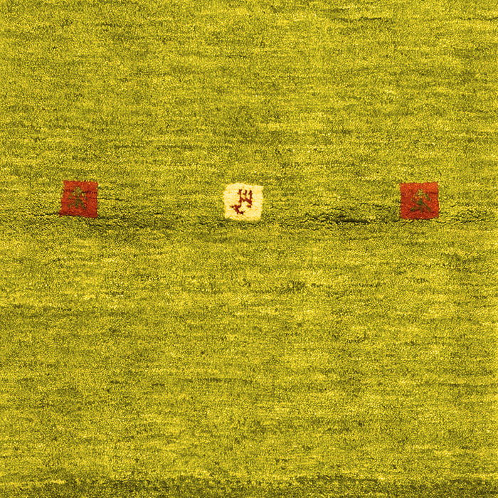 Machine Washable Abstract Yellow Contemporary Rug, wshcon2847yw