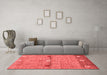 Contemporary Red Washable Rugs