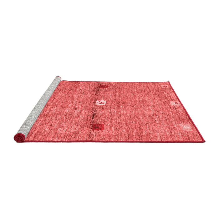 Contemporary Red Washable Rugs