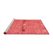 Contemporary Red Washable Rugs