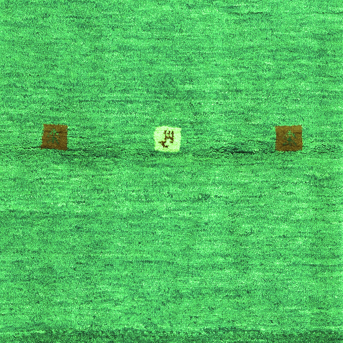 Serging Thickness of Machine Washable Abstract Green Contemporary Area Rugs, wshcon2847grn