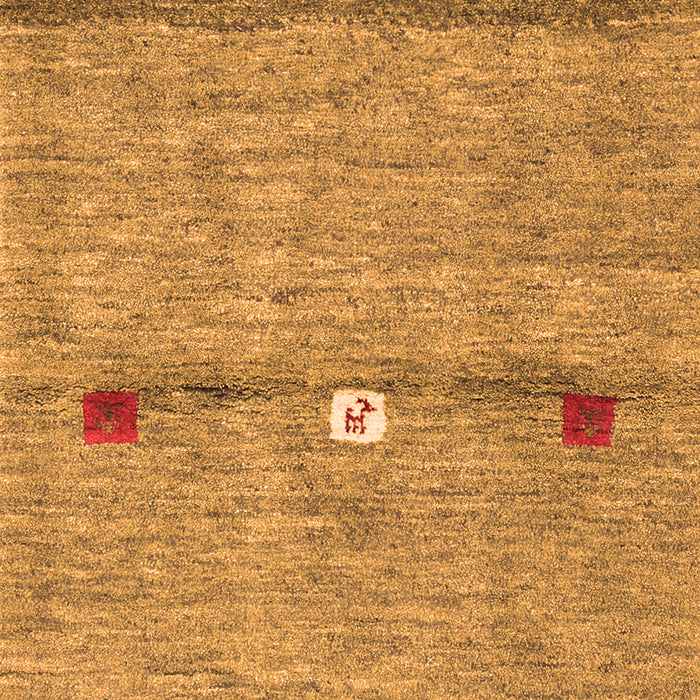 Abstract Orange Contemporary Rug, con2847org