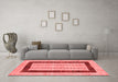 Modern Red Washable Rugs