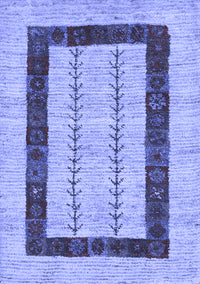 Solid Blue Modern Rug, con2848blu