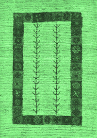 Solid Emerald Green Modern Rug, con2848emgrn