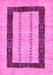 Solid Pink Modern Rug, con2848pnk