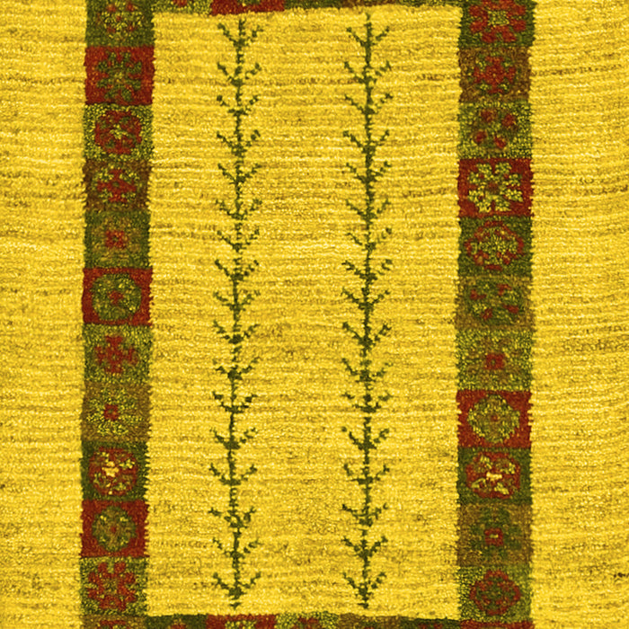 Solid Yellow Modern Rug, con2848yw