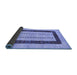 Sideview of Solid Blue Modern Rug, con2848blu