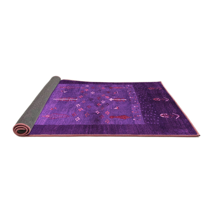 Sideview of Abstract Pink Contemporary Rug, con2849pnk