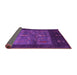 Sideview of Abstract Pink Contemporary Rug, con2849pnk