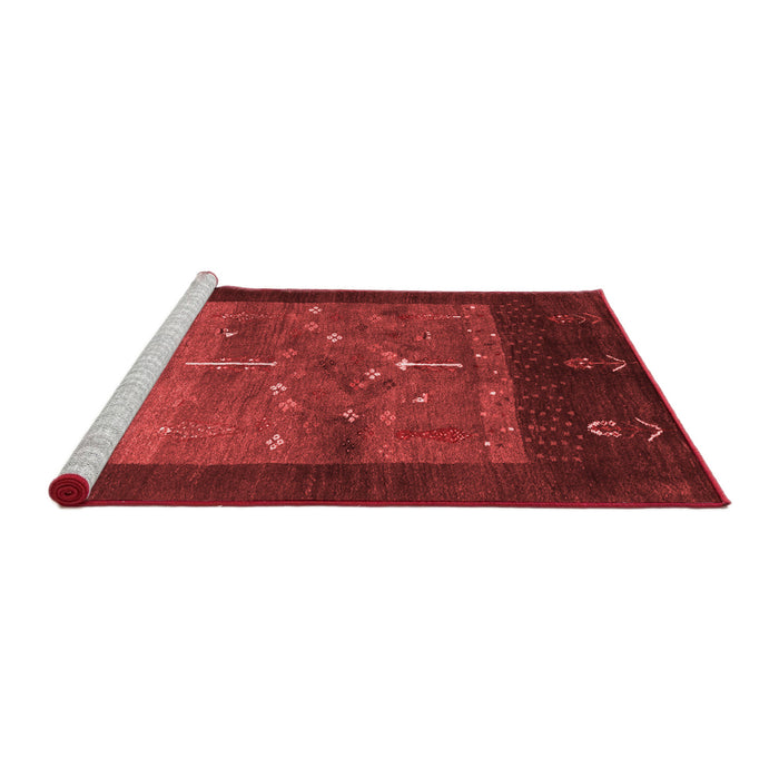 Contemporary Red Washable Rugs