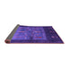 Sideview of Abstract Purple Contemporary Rug, con2849pur