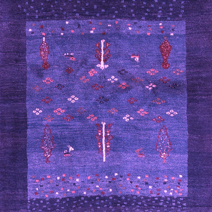Machine Washable Abstract Purple Contemporary Area Rugs, wshcon2849pur