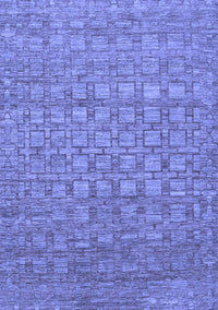 Abstract Blue Contemporary Rug, con284blu