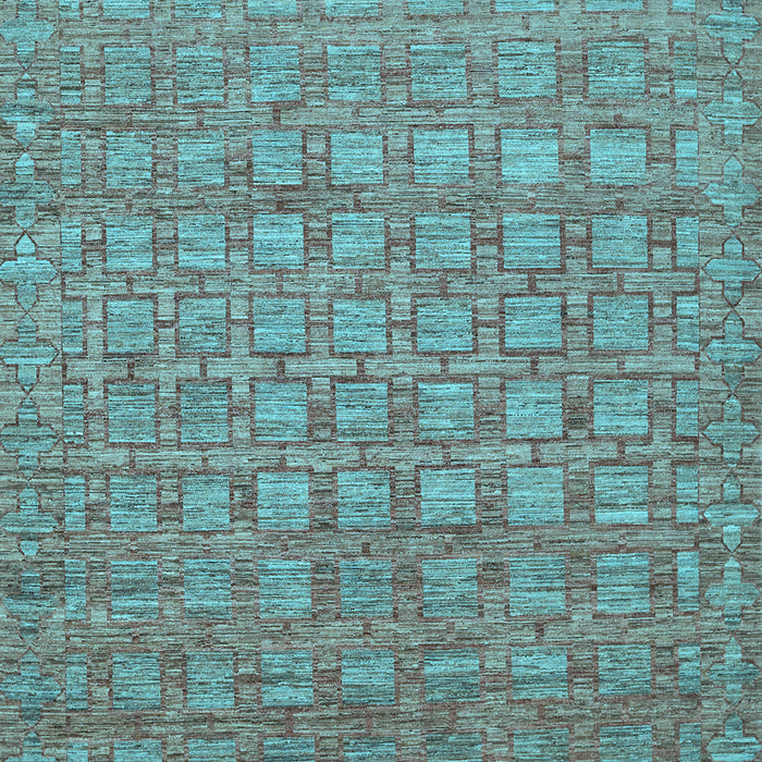 Machine Washable Abstract Light Blue Contemporary Rug, wshcon284lblu