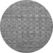 Machine Washable Abstract Gray Contemporary Rug, wshcon284gry