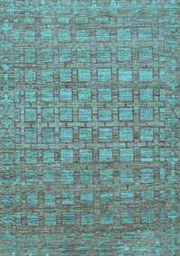 Abstract Light Blue Contemporary Rug, con284lblu