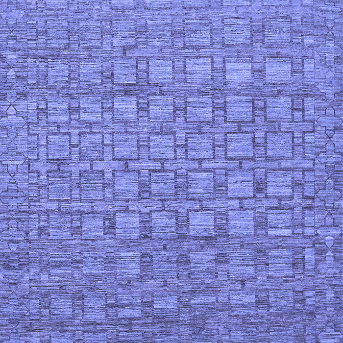 Abstract Blue Contemporary Rug, con284blu