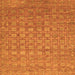 Serging Thickness of Abstract Orange Contemporary Rug, con284org