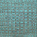 Square Machine Washable Abstract Light Blue Contemporary Rug, wshcon284lblu