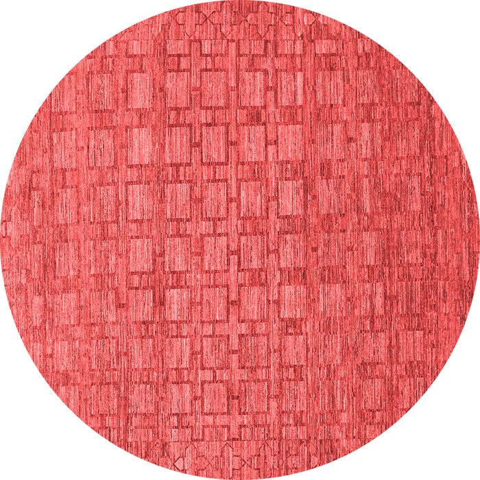 Machine Washable Abstract Red Contemporary Rug, wshcon284red