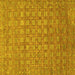 Square Abstract Yellow Contemporary Rug, con284yw