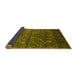 Sideview of Abstract Yellow Contemporary Rug, con2850yw