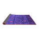 Sideview of Abstract Purple Contemporary Rug, con2850pur