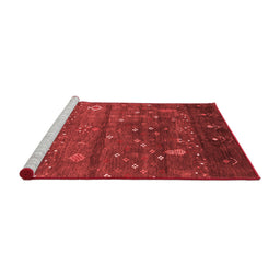 Contemporary Red Washable Rugs
