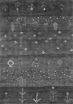 Abstract Gray Contemporary Rug, con2850gry