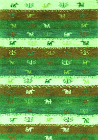 Southwestern Green Country Rug, con2851grn