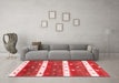 Country Red Washable Rugs