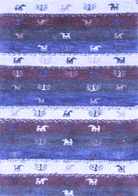 Southwestern Blue Country Rug, con2851blu