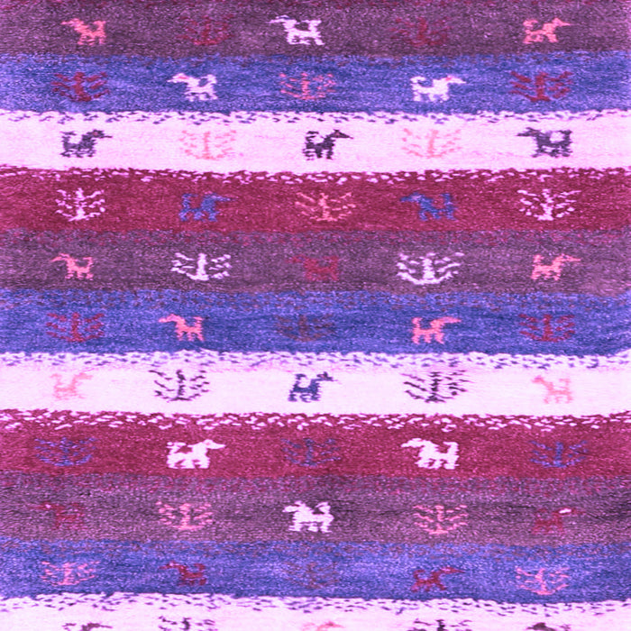 Machine Washable Southwestern Purple Country Area Rugs, wshcon2851pur