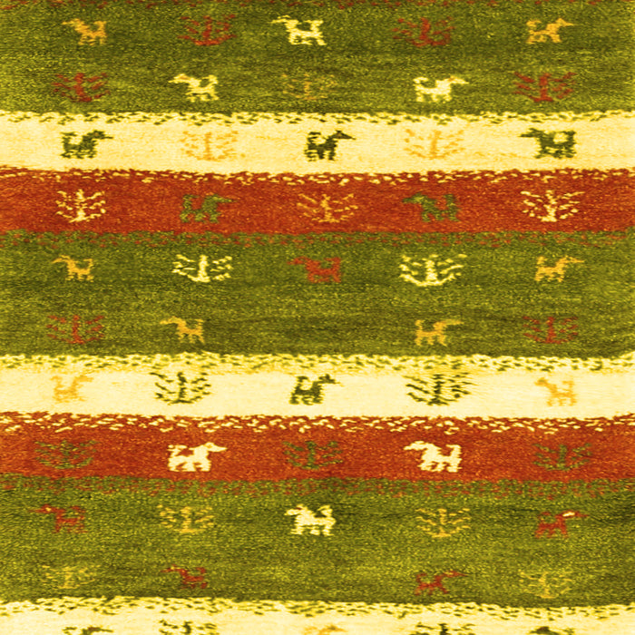 Southwestern Yellow Country Rug, con2851yw