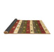 Sideview of Southwestern Brown Country Rug, con2851brn