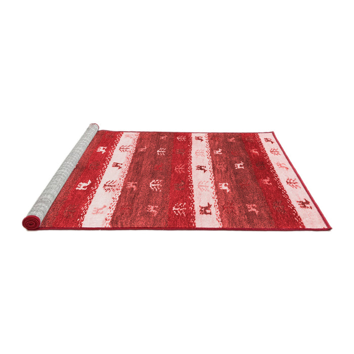 Country Red Washable Rugs