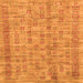 Serging Thickness of Abstract Orange Contemporary Rug, con2852org