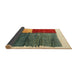 Thickness of Contemporary Copper Green Modern Rug, con2854