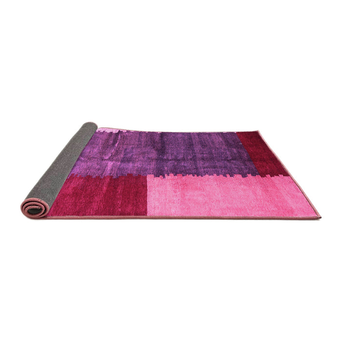 Sideview of Abstract Pink Contemporary Rug, con2854pnk