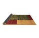 Sideview of Abstract Brown Contemporary Rug, con2854brn