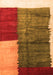 Serging Thickness of Machine Washable Abstract Orange Contemporary Area Rugs, wshcon2854org