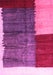 Abstract Pink Contemporary Rug, con2854pnk